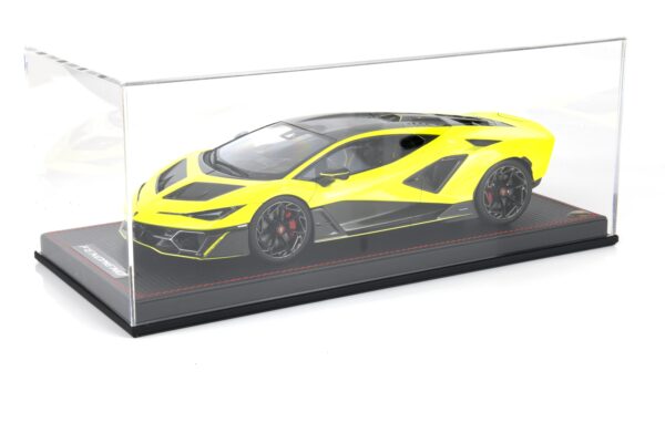 MR Collection - 1:18 Lamborghini Fenomeno Giallo Stile Yellow - Resin Model 20 MR Collection 1:18 Lamborghini Fenomeno Giallo Stile yellow resin model car in its display case (LAMBO064A)