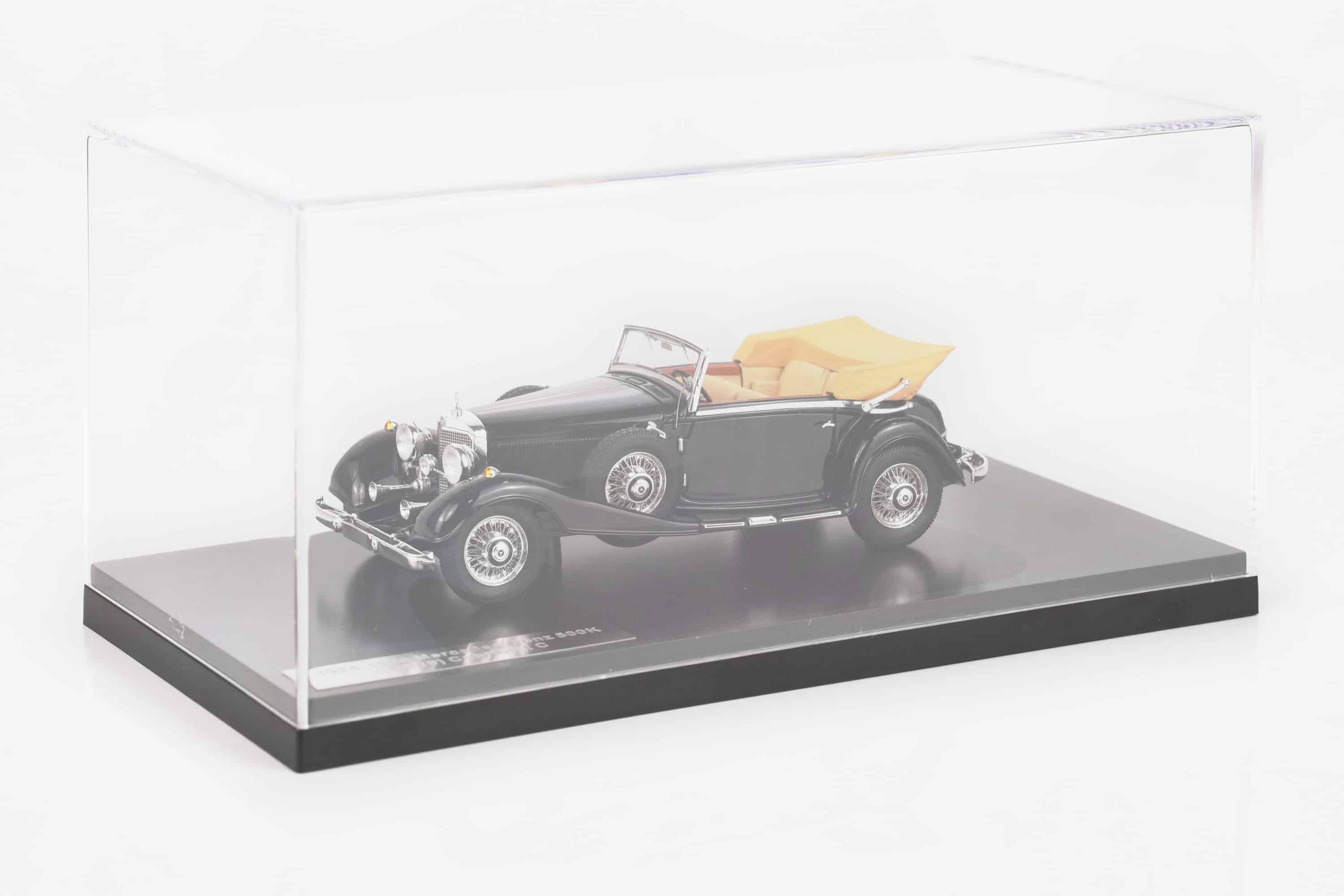 Matrix 1:43 Mercedes-Benz 500K Cabriolet C Black 1935 (MX41302-311) Limited Edition Resin Model 7 Matrix 1:43 Mercedes-Benz 500K Cabriolet C Black 1935 (MX41302-311) resin model, in display case