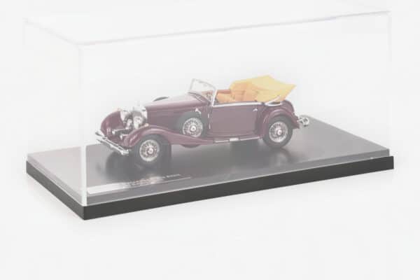 Matrix 1:43 Mercedes-Benz 500K Cabriolet C Maroon 1935 (MX41302-312) Limited Edition Resin Model 13 Matrix 1:43 Mercedes-Benz 500K Cabriolet C Maroon 1935 (MX41302-312) resin model, in display case
