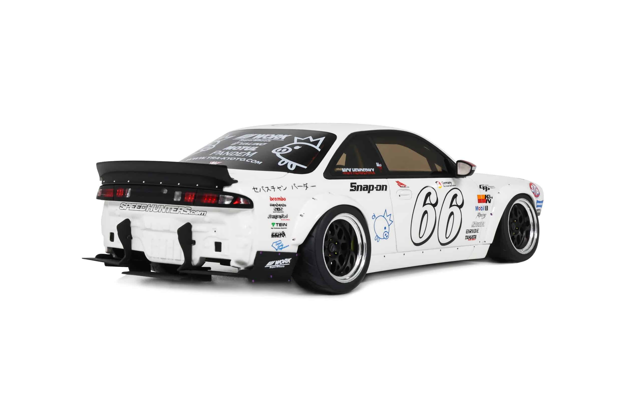 Otto Mobile 1:18 Nissan Silvia S14 Rocket Bunny Boss White 2024 (OT1240) Limited Edition Resin Model 2 Otto Mobile 1:18 Nissan Silvia S14 Rocket Bunny Boss White 2024 Limited Edition Resin Model