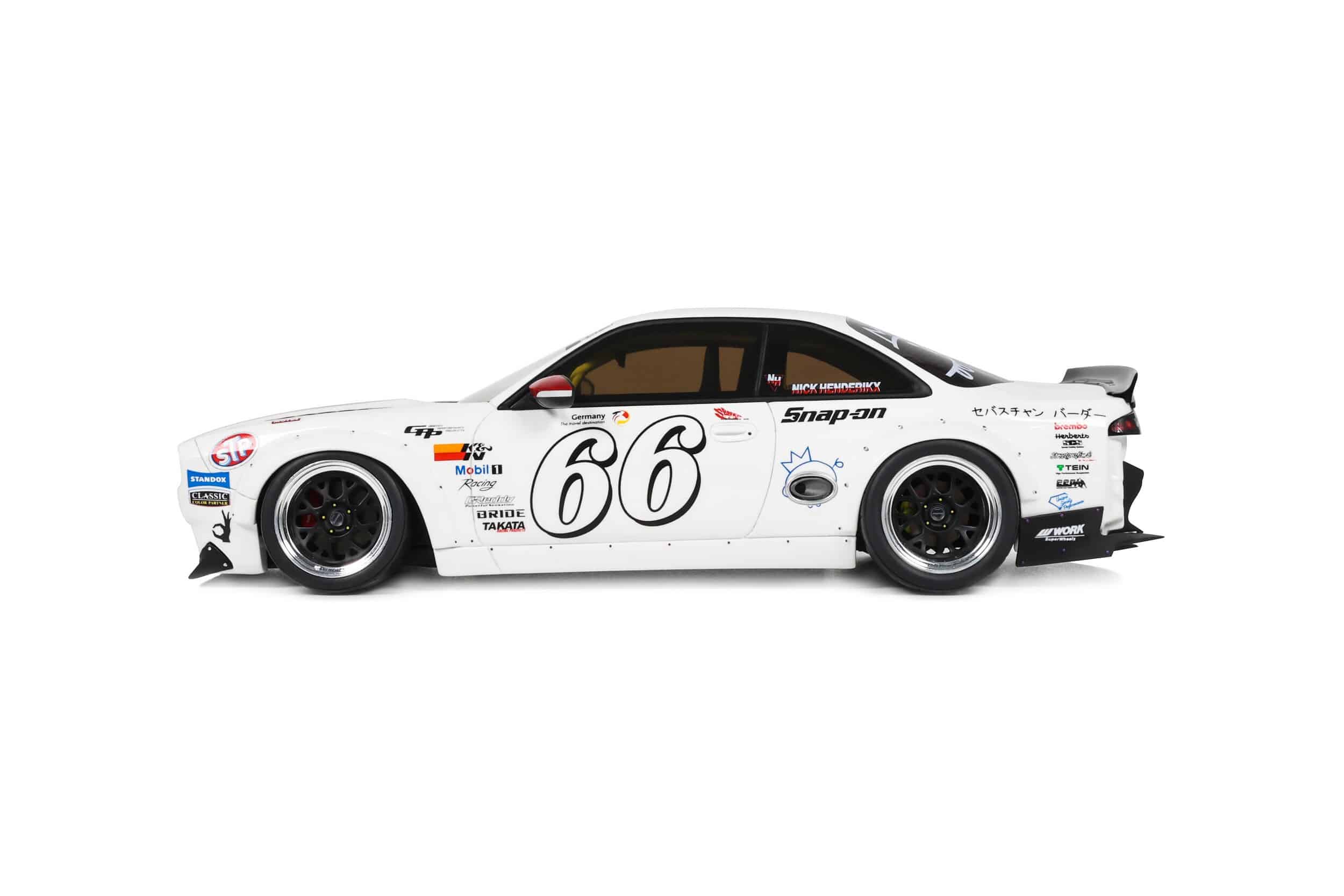 Otto Mobile 1:18 Nissan Silvia S14 Rocket Bunny Boss White 2024 (OT1240) Limited Edition Resin Model 3 Otto Mobile 1:18 Nissan Silvia S14 Rocket Bunny Boss White 2024 Limited Edition Resin Model