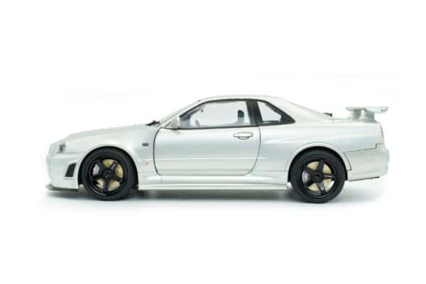 Solido 1:18 Nissan Skyline GT-R (BNR34) Z-Tune with NISMO Parts 1999 Silver (S1804312) Diecast Model 11 Solido 1:18 Nissan Skyline GT-R (BNR34) Z-Tune with NISMO Parts 1999 Silver (S1804312) Diecast Model
