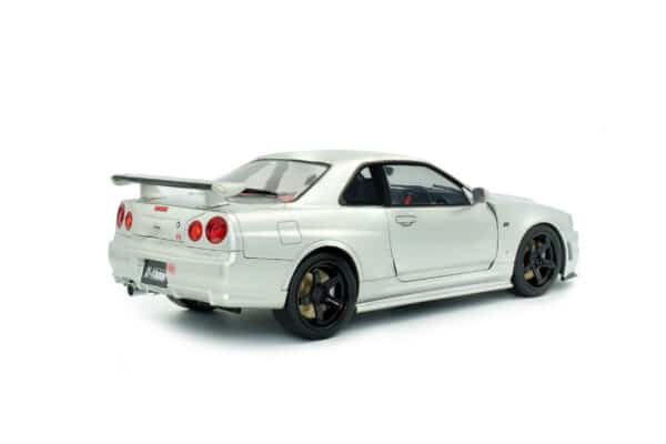 Solido 1:18 Nissan Skyline GT-R (BNR34) Z-Tune with NISMO Parts 1999 Silver (S1804312) Diecast Model 9 Solido 1:18 Nissan Skyline GT-R (BNR34) Z-Tune with NISMO Parts 1999 Silver (S1804312) Diecast Model