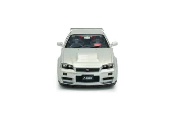 Solido 1:18 Nissan Skyline GT-R (BNR34) Z-Tune with NISMO Parts 1999 Silver (S1804312) Diecast Model 13 Solido 1:18 Nissan Skyline GT-R (BNR34) Z-Tune with NISMO Parts 1999 Silver (S1804312) Diecast Model