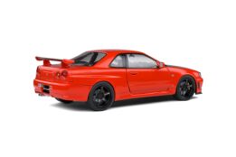 Solido S1804305 Nissan Skyline GTR R34 Active Red 1999 1:18 Diecast Model