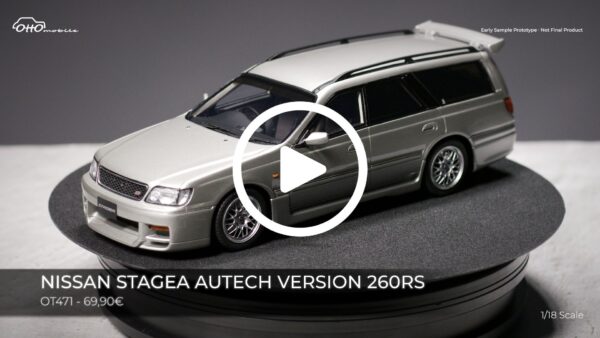 Otto Mobile 1:18 Nissan Stagea Autech Version 260RS Sonic Silver 1997 (OT471) Limited Edition Resin Model 11 Otto Mobile 1:18 Nissan Stagea Autech Version 260RS Sonic Silver 1997 Limited Edition Resin Model