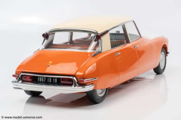 Norev 1:12 Citroen ID 19 Capucine Orange and Cream 1957 - Limited Edition Diecast Model
