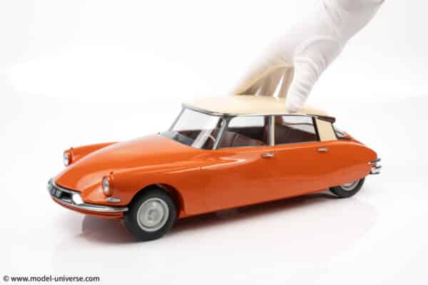 Norev 1:12 Citroen ID 19 Capucine Orange and Cream 1957 - Limited Edition Diecast Model