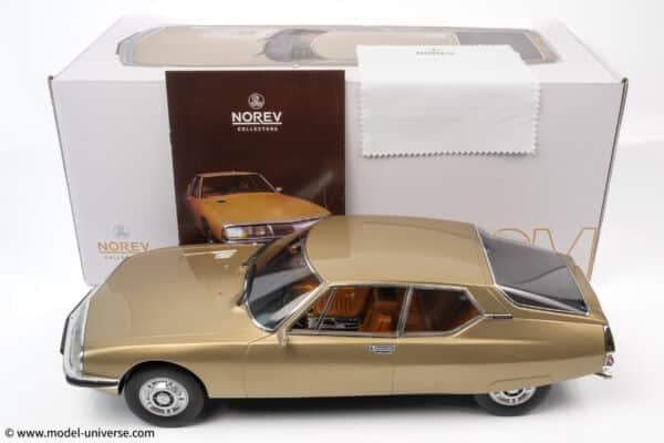 Norev - 1:12 Citroen SM 1971 Sable Metallic Beige - Limited Edition Diecast Model