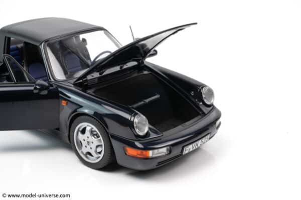 Norev - 1:18 Porsche 911 Carrera 4 Targa 1991 Dark Blue Metallic - Diecast Model