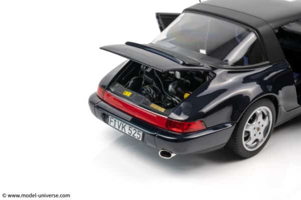 Norev - 1:18 Porsche 911 Carrera 4 Targa 1991 Dark Blue Metallic - Diecast Model