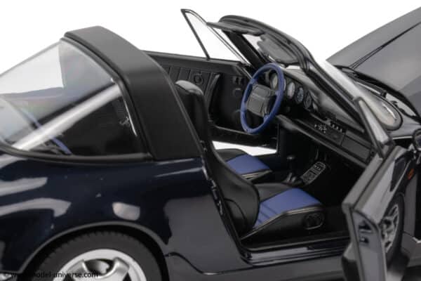 Norev - 1:18 Porsche 911 Carrera 4 Targa 1991 Dark Blue Metallic - Diecast Model