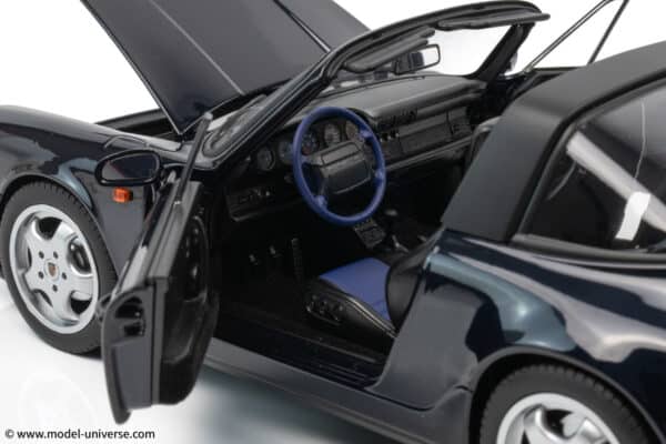 Norev - 1:18 Porsche 911 Carrera 4 Targa 1991 Dark Blue Metallic - Diecast Model