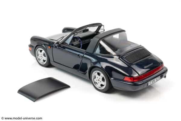 Norev - 1:18 Porsche 911 Carrera 4 Targa 1991 Dark Blue Metallic - Diecast Model