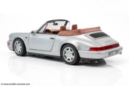 Norev - 1:18 Porsche 911 (964) Carrera 2 Cabriolet 1990 Silver - Diecast Model