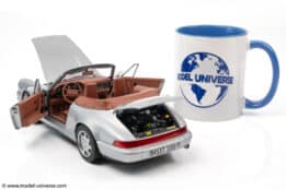 Norev - 1:18 Porsche 911 (964) Carrera 2 Cabriolet 1990 Silver - Diecast Model