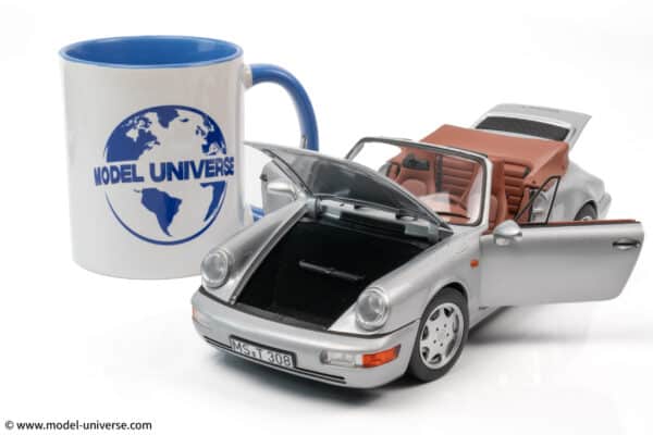 Norev - 1:18 Porsche 911 (964) Carrera 2 Cabriolet 1990 Silver - Diecast Model