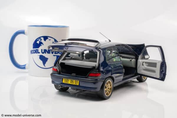 Norev - 1:18 Renault Clio Williams Blue 1993 - Diecast Model