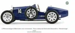 Norev - 1:12 Bugatti T35 Bleu foncé 1925