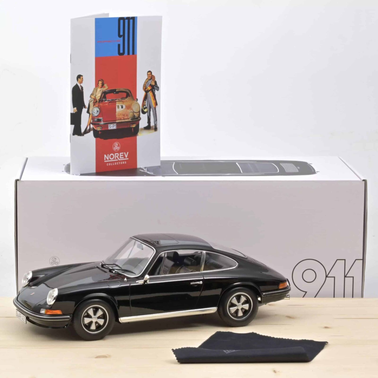 ノレブ 1/12 ポルシェ 911 S 1972 ブラック Norev - 1:12 Porsche 911 S 1972 Black
