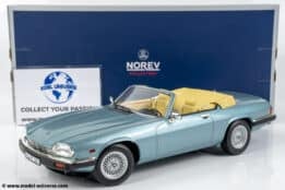 Norev - 1:18 Jaguar XJ-S 5.3 HE Convertible Light Blue 1988 - Diecast Model