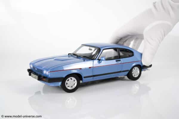 Norev - 1:18 Ford Capri Mk.III 2.8 Injection RHD Paris Blue Metallic 1984 - Diecast Model