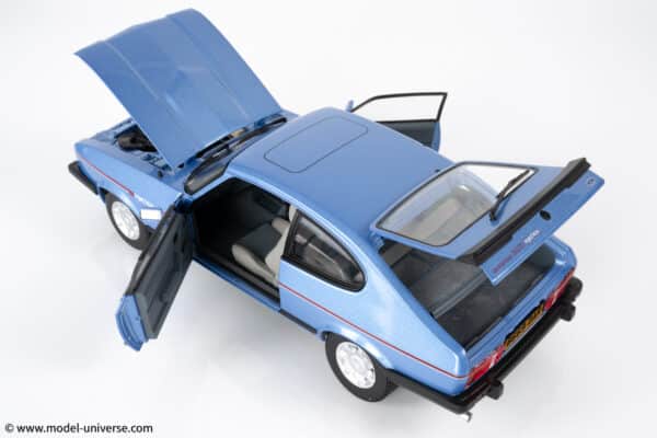 Norev - 1:18 Ford Capri Mk.III 2.8 Injection RHD Paris Blue Metallic 1984 - Diecast Model