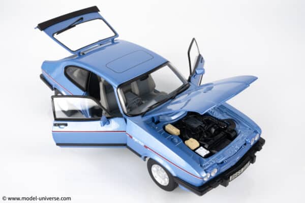 Norev - 1:18 Ford Capri Mk.III 2.8 Injection RHD Paris Blue Metallic 1984 - Diecast Model