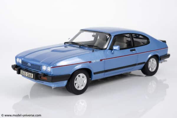 Norev - 1:18 Ford Capri Mk.III 2.8 Injection RHD Paris Blue Metallic 1984 - Diecast Model