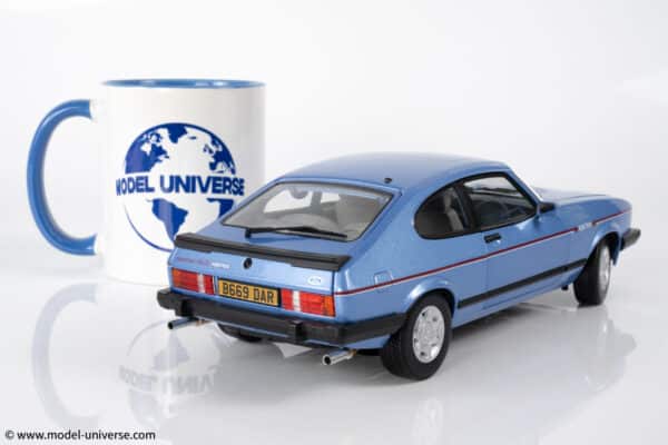 Norev - 1:18 Ford Capri Mk.III 2.8 Injection RHD Paris Blue Metallic 1984 - Diecast Model
