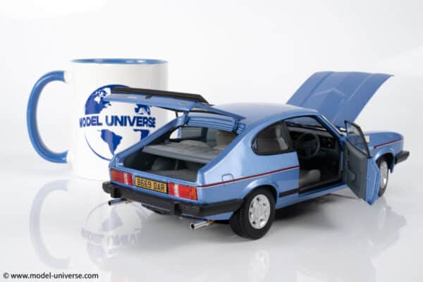 Norev - 1:18 Ford Capri Mk.III 2.8 Injection RHD Paris Blue Metallic 1984 - Diecast Model