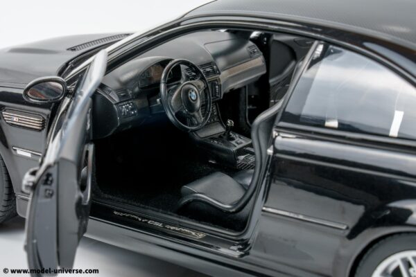 Norev - 1:18 BMW M3 CSL Sapphire Black 2003 - Diecast Model 17 Norev - 1:18 BMW M3 CSL Sapphire Black 2003 - Diecast Model