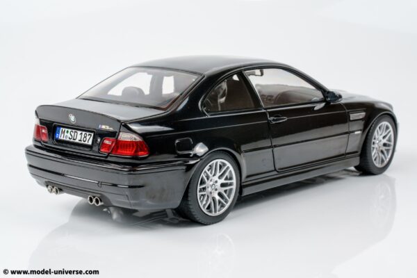 Norev - 1:18 BMW M3 CSL Sapphire Black 2003 - Diecast Model 20 Norev - 1:18 BMW M3 CSL Sapphire Black 2003 - Diecast Model