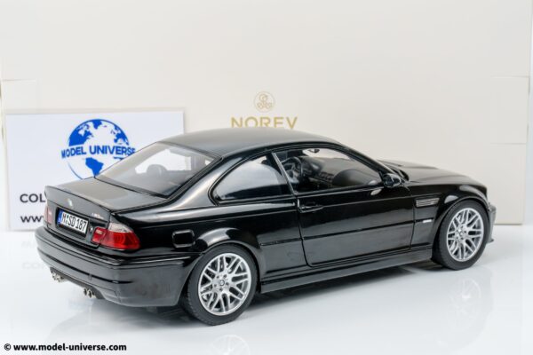 Norev - 1:18 BMW M3 CSL Sapphire Black 2003 - Diecast Model 14 Norev - 1:18 BMW M3 CSL Sapphire Black 2003 - Diecast Model