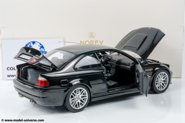 Norev - 1:18 BMW M3 CSL Sapphire Black 2003 - Diecast Model 13 Norev - 1:18 BMW M3 CSL Sapphire Black 2003 - Diecast Model