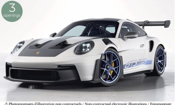Norev - 1:18 Porsche 911 GT3 RS w/Weissach Pack White Indigo Blue 2022