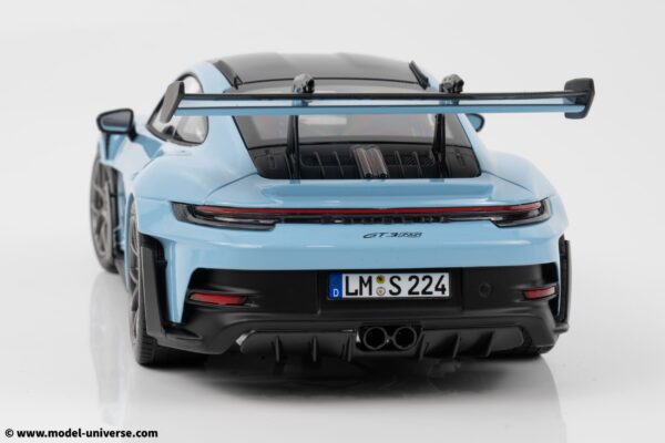 Norev - 1:18 Porsche 911 (992) GT3 RS Weissach Pack Light Blue 2022 - Diecast Model 22 Norev - 1:18 Porsche 911 (992) GT3 RS Weissach Pack Light Blue 2022 - Diecast Model