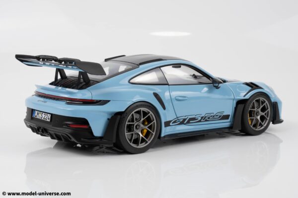Norev - 1:18 Porsche 911 (992) GT3 RS Weissach Pack Light Blue 2022 - Diecast Model 24 Norev - 1:18 Porsche 911 (992) GT3 RS Weissach Pack Light Blue 2022 - Diecast Model