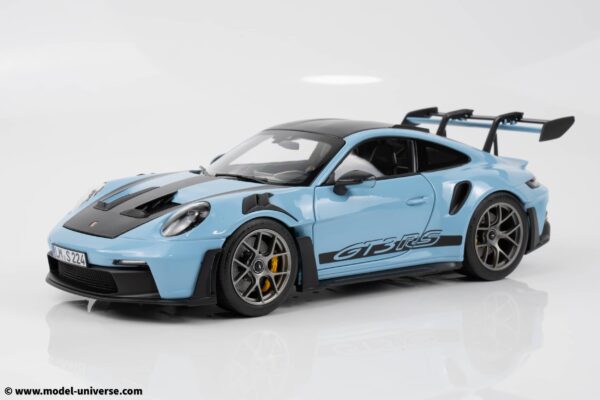 Norev - 1:18 Porsche 911 (992) GT3 RS Weissach Pack Light Blue 2022 - Diecast Model 23 Norev - 1:18 Porsche 911 (992) GT3 RS Weissach Pack Light Blue 2022 - Diecast Model