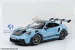 Norev - 1:18 Porsche 911 (992) GT3 RS Weissach Pack Light Blue 2022 - Diecast Model
