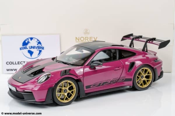 norev 187370 porsche 911 gt3 rs weissach ruby star purple 2
