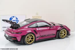 norev 187370 porsche 911 gt3 rs weissach ruby star purple 3