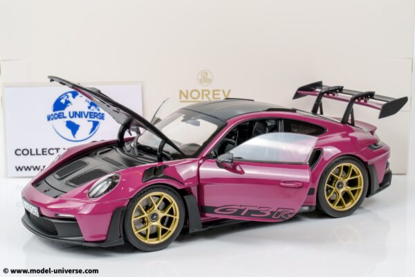 Norev - 1:18 Porsche 911 (992) GT3 RS Ruby Star Purple - Diecast Model 10 Norev - 1:18 Porsche 911 (992) GT3 RS Ruby Star Purple - Diecast Model