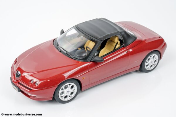 Norev - 1:18 Alfa Romeo Spider Proteo Red Metallic 1999 - Diecast Model 18 Norev - 1:18 Alfa Romeo Spider Proteo Red Metallic 1999 - Diecast Model