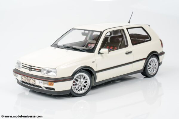 Norev - 1:18 Volkswagen VW Golf Mk.3 GTI Candy White 1996 - Diecast Model 23 Norev - 1:18 Volkswagen VW Golf Mk.3 GTI Candy White 1996 - Diecast Model