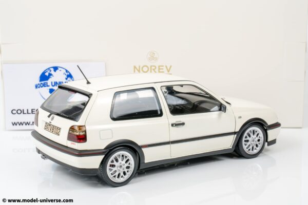 Norev - 1:18 Volkswagen VW Golf Mk.3 GTI Candy White 1996 - Diecast Model 15 Norev - 1:18 Volkswagen VW Golf Mk.3 GTI Candy White 1996 - Diecast Model