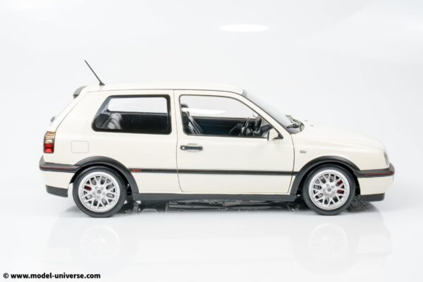 Norev - 1:18 Volkswagen VW Golf Mk.3 GTI Candy White 1996 - Diecast Model 25 Norev - 1:18 Volkswagen VW Golf Mk.3 GTI Candy White 1996 - Diecast Model