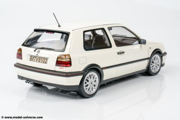 Norev - 1:18 Volkswagen VW Golf Mk.3 GTI Candy White 1996 - Diecast Model 24 Norev - 1:18 Volkswagen VW Golf Mk.3 GTI Candy White 1996 - Diecast Model