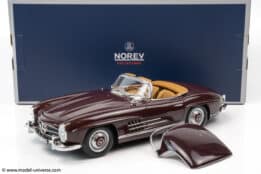 Norev - 1:18 Mercedes-Benz 300 SL Roadster 1957 Dark Red - Diecast Model