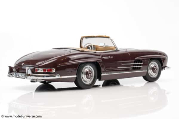 Norev - 1:18 Mercedes-Benz 300 SL Roadster 1957 Dark Red - Diecast Model